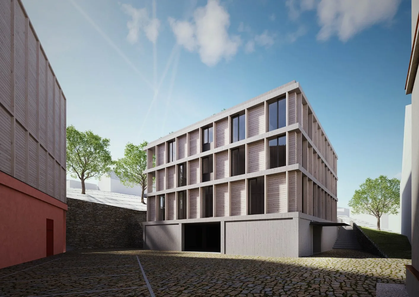 Studie domu pro lékařské služby a nájemní bydlení